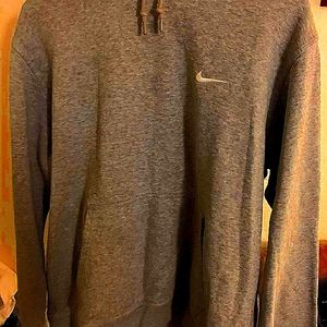 Gray Nike hoodie